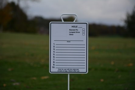 Nearest the pin and longest drive proximity marker