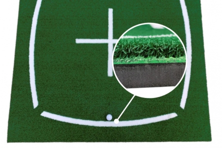 golf training mat contruction