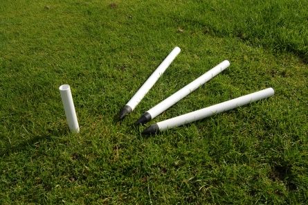plastic ground socket for fibreglass golf flag poles